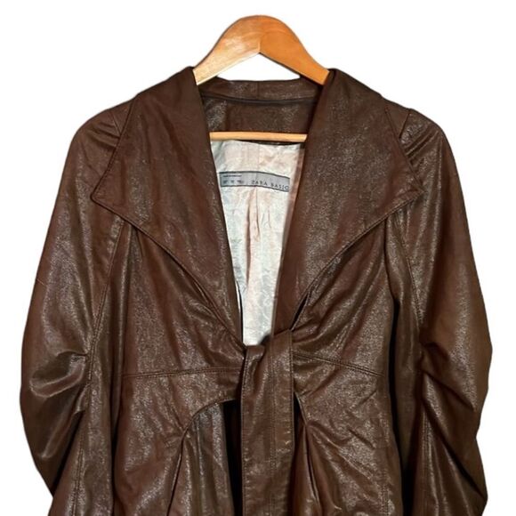 Zara basic tie front jacket/ blazer. Size xs - Picture 2 of 11